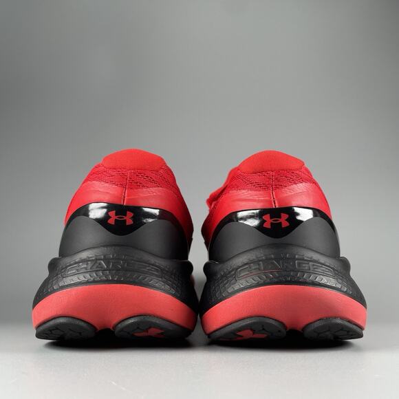 Under Armour Charged Vantage Men’s 12 Red Black Running Shoes Athletic Sneakers - Picture 3 of 9